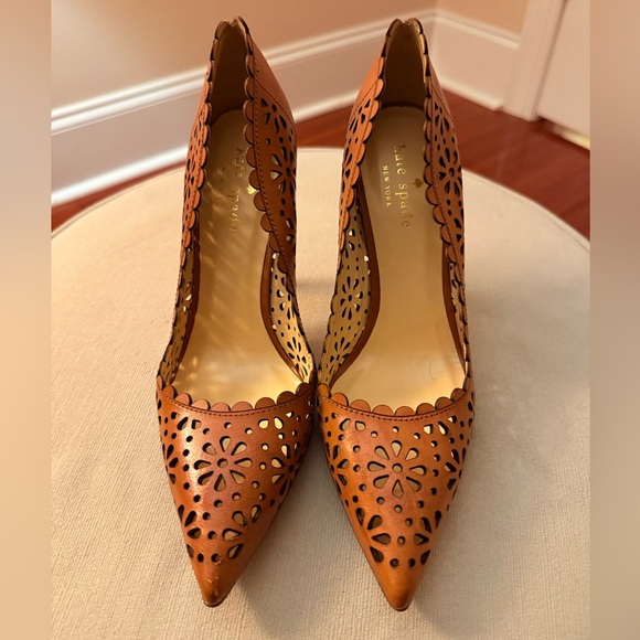✨LIKE NEW ✨Kate Spade Lana Light Camel Pump Size 6 - Picture 3 of 16